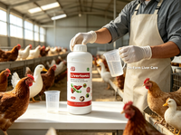 Liquide Oral Détoxifiant Foie et Reins pour Poulets, Canards, Porcs, Bovins, Ovins – Soin Réparateur Foie et Reins – Supplément Vétérinaire