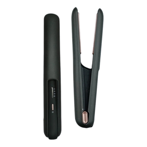 Hot-Selling USB Rechargeable <strong>Mini</strong> <strong>Hair</strong> <strong>Straightener</strong> Portable Wireless 2-in-1 Fast Heating Iron for Home Use - Product Image 2