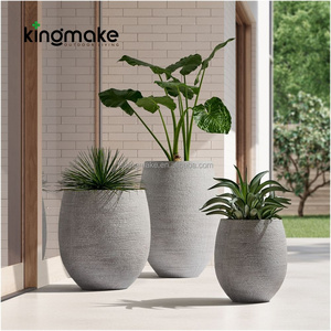 Pot de fleurs d'extérieur moderne pour terrasses et balcons de restaurants haut de gamme, pot de fleurs pour porte d'entrée, jardinière carrée - Product Image 3