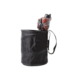 Papelera de poliéster personalizada para coche, cubo de basura plegable para exteriores, barato - Product Image 4