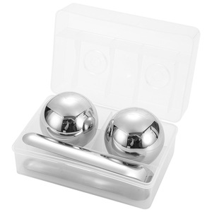 Pierres à <span class=keywords><strong>whisky</strong></span> en acier inoxydable 304, grandes glaçons, boissons, <span class=keywords><strong>whisky</strong></span> glacé, pierres à vin glacé, rondes, 38 55 mm, métal à congélation rapide - Product Image 5
