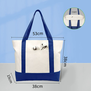 Wholesale Economical Cotton <b>Tote</b> Bags Custom Printed Logo Exhibition Promotional Gift Bag Eco Friendly Shopping Bag - Product Image 2
