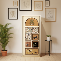 Armoire en acier moderne imprimée |   Meuble à 3 tiroirs |   Couleurs personnalisées |   Usage commercial |   Marque Nikiphilo |   Sans formaldéhyde |   Service OEM à faible coût