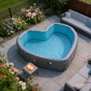 Piscine gonflable sur mesure, piscine gonflable commerciale pour <span class=keywords><strong>parc</strong></span> d'attractions, PVC durable, grande piscine gonflable - Product Image 6