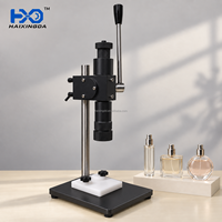 Machine de capsulage manuelle en gros pour flacons de parfum, scelleuse de bouchons de table avec hauteur réglable pour le sertissage des pompes
