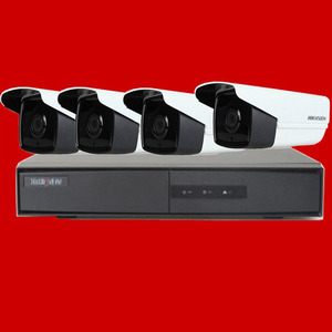 Kit de caméra de surveillance Hikvision 4 canaux PoE H.264 Vision nocturne Système de sécurité intérieur/extérieur - Product Image 1