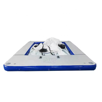 Plateforme flottante gonflable personnalisée pour yacht, piscine de natation en mer avec filet