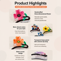 Offre Spéciale – Lot de 6 Pinces à Cheveux en Forme de Fleur de Frangipanier, Accessoires en Plastique pour Cheveux, Vente en Gros pour Femmes