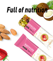Granos de proteína de comida de alta supervivencia, granos de comida, galletas, frutos secos de fresa, fabricante de dulces