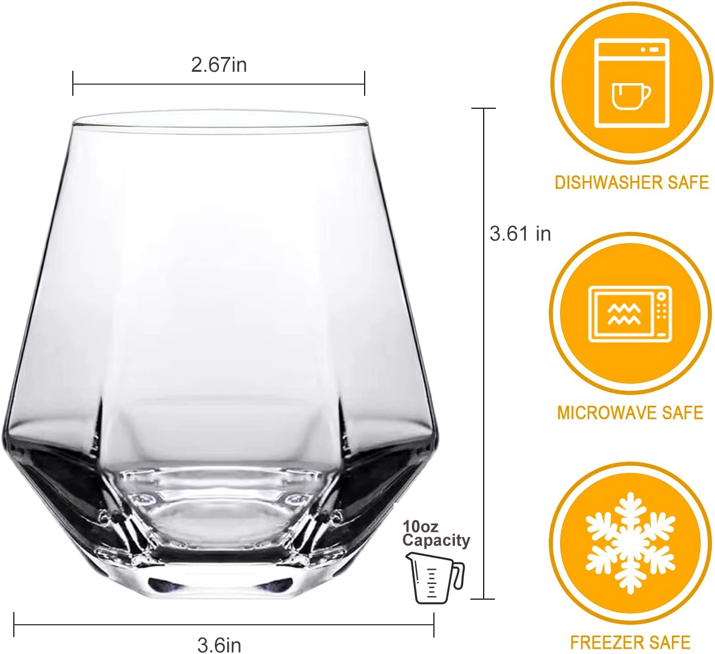 24oz Whiskey Glass Bottle,Decanter Set with Glasses,Delicate Decanter Set