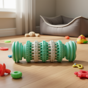 Juguete Masticable para Mascotas Denta Fun Bone Mint de Caucho Natural de 15 cm - Product Image 3