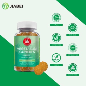 Suplementos de fibra dietética de gomitas de verduras OEM, vitaminas para la salud intestinal para adultos en forma de dosificación, vitaminas personalizables, gomitas - Product Image 3