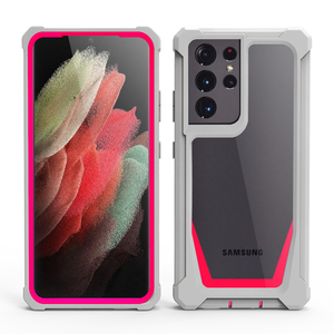Fundas para Teléfono Transparentes de TPU+PC con Diseños Innovadores, Fundas Protectoras Antigolpes de Color Combinado para <span class=keywords><strong>Samsung</strong></span> <span class=keywords><strong>Galaxy</strong></span> S21 Ultra - Product Image 5