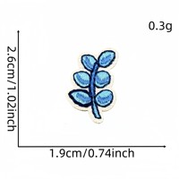 Nouvelle Écusson Brodé en Tissu Série Océan Dessin Animé, Patch Bleu, Badge Brodé, Accessoires Vestimentaires, Écusson en Tissu