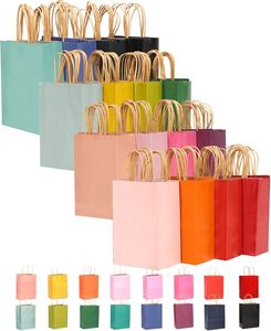 Bolsas de Compra de Papel Kraft Reciclado Ecológicas de Grado Alimenticio al por Mayor, Impresas Personalizadas, Biodegradables, Reciclables, con Logotipo Negro y Verde - Product Image 1