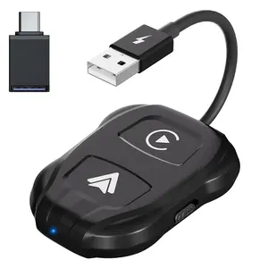 CarPlay Android Adaptador automático sem fio Dongle Compatível com telefones iPhone e Android para uma conectividade perfeita