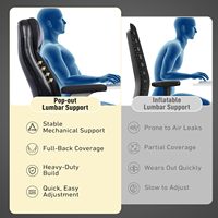 Chaise de bureau Yige grande taille, capacité 650 lb, ergonomique, dossier haut, chaise de direction/ordinateur, fonction escamotable réglable, PU