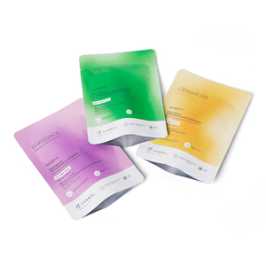 Custom Printing Face Mask Empty Packaging <strong>OPP</strong> Plastic Packaging <strong>Bag</strong> Cosmetics <strong>Composite</strong> Aluminum <strong>Bags</strong> Three Side Seal Pouch - Product Image 2