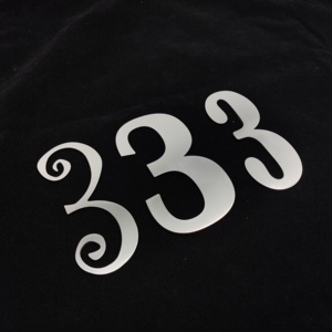 لوح أبجدي كبير للزينة في الهواء الطلق, لوح من الفولاذ المقاوم للصدأ بأرقام كبيرة وكبيرة 6 بوصات باللون الأسود - Product Image 5