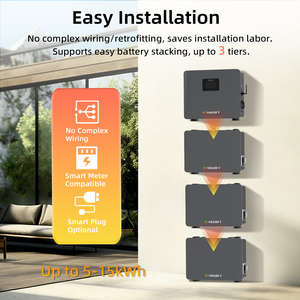 Batería LiFePO4 de 5kWh, 10kWh, 15kWh con inversor solar de 4.6kW, BMS inteligente, IP65, CAN y alimentación de CA, todo en uno, en stock en la UE. - Product Image 3