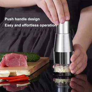 Hướng dẫn sử dụng tỏi cắt máy xay đ<span class=keywords><strong>a</strong></span> chức năng tay Báo Chí tỏi hành tây Mincer Rau Chopper - Product Image 2