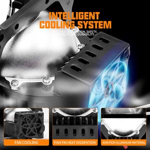 Super lumineux 3 pouces 120W RHD LHD 12V 6500LM antibrouillard Bi Led <span class=keywords><strong>CK</strong></span> réflecteur Kit projecteur lentille voiture moto phare Led - Product Image 5