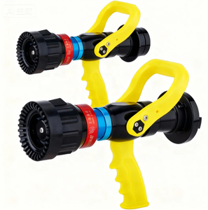 Lance à incendie sans recul  Buse de tuyau d'incendie haute pression à poignée  Débit réglable - Product Image 3