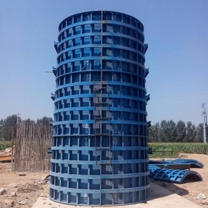 Coffrage en acier haute résistance pour colonnes de ponts, supports de viaducs et construction de colonnes circulaires de grande taille. - Product Image 4