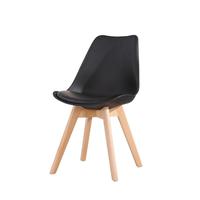 Fauteuils scandinaves de conception du milieu du siècle chaises de salle à manger coussin PP pieds en bois de hêtre meubles de maison cuisine salon jardin