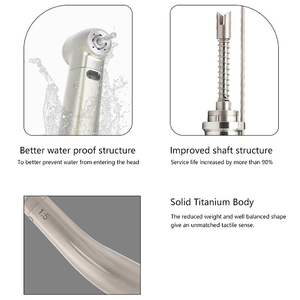 Manipolo Odontoiatrico Contrangolare a Velocità Variabile con Fibra Ottica 1:5, <span class=keywords><strong>Spray</strong></span> Interno, per Preparazione e Lucidatura dei Denti - Product Image 4