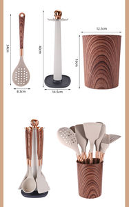 مستلزمات مطبخ للبيع بالجملة أدوات طهي من السيليكون مانعة للالتصاق طقم أواني مطبخ - Product Image 3