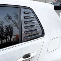 Persianas Triangulares Traseras para Ventana de Coche Heart Horse 2013-2016 VW Golf 7 GTI R MK7 7.5, ABS Modificado, Accesorios Exteriores para Mejorar el Aspecto