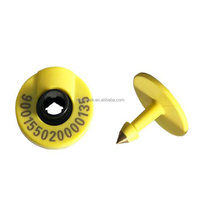 Étiquette d'oreille RFID pour animaux de ferme, porcs, moutons, bovins, taille 30*15mm, 134,2 KHz, puce EM4305 personnalisée