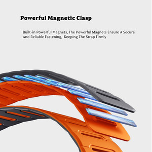 <span class=keywords><strong>Correa</strong></span> Deportiva de Silicona Magnética de Liberación Rápida de 20 mm y 22 mm para Reloj Huawei, <span class=keywords><strong>Correa</strong></span> para Reloj Xiaomi, <span class=keywords><strong>Correa</strong></span> para Garmin, para CMF - Product Image 2