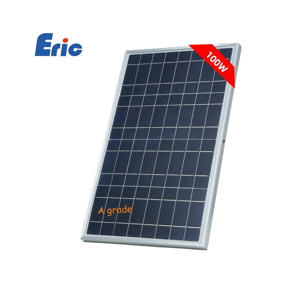Module de prix d'usine Top 10 des panneaux solaires de qualité PV coût 50W 100W 150W