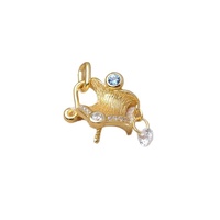 Pendentif en argent S925 avec couronne et perle, cage creuse, médaillon ouvrable, compatible avec perles lâches de 10-11 mm, fournitures de fabrication de bijoux DIY