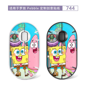 Logitech Pebble Mouse สติกเกอร์ป้องกันการออกแบบสีชมพูลาย KAWS สำหรับเมาส์ออปติคอลไร้สาย - Product Image 3