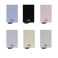 Kunden spezifischer magnetischer Karten halter für Herren RFID-Popup-Geldbörse mit Aluminium-Logo Modisches Zubehör