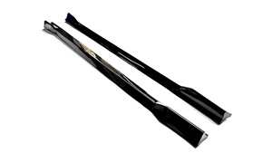 Welta Exterior Accessories Automobile Parts Side Skirts Protector <b>Splitter</b> Carbon Fiber Look Side Skirts for Honda 4th FIT 2021+ - Product Image 2