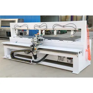 High configuration double spindle woodworking side hole drilling horizontal wood boring machine