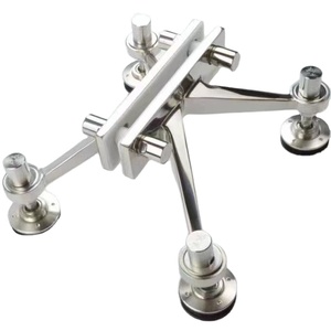 Araña de aleta de acero inoxidable de 210mm con acabado satinado Aplicación exterior Aleta de vidrio Spider T Spid - Product Image 3