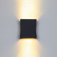 Lámpara de Pared Exterior Impermeable, Foco de Pared Exterior, Iluminación Moderna Simple de Arriba y Abajo para Terrazas, Patios y Villas