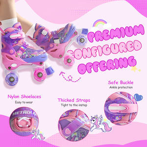 Fabricant Professionnel de Patins à Roulettes <span class=keywords><strong>Quad</strong></span> Réglables Patins à 4 Roues pour Enfants Garçons et Filles - Product Image 2