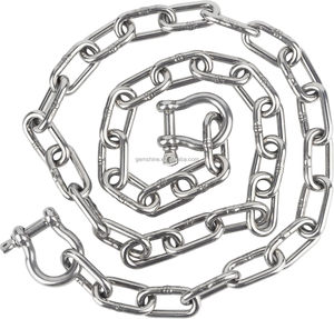 Cadena de Anclaje Galvanizada en Caliente DIN 766 BBB con Grillete de Bloqueo Antideslizante para Ancla de Barco - Product Image 5