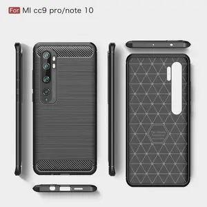 Hybrid TPU PC Brushed Combo Mobile Phone Case For Xiaomi CC9 / Note 10