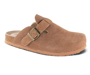 Zuecos de ante de vaca unisex de buena calidad al por mayor, zapatos sin cordones para hombre y mujer, Zapatillas para interior y exterior - Product Image 3