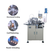Machine d'enroulement entièrement automatique pour inducteurs de puces CD avec pompe à engrenages PLC, roulement DH, 220V 3.5KW, garantie 1 an, origine Guangdong