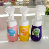 UUKKG Private Label Pembersih Wajah Deep Cleansing Facial Cleanser Kunyit Lidah Buaya Pemutih Jerawat Busa Air Beras Mawar Mousse