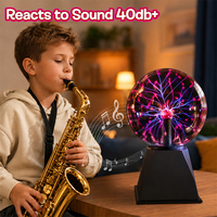 Lampe à plasma à commande tactile de qualité stable pour commande en gros, idéale pour les boutiques de cadeaux, la décoration de la maison et les fêtes