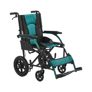 Silla de Ruedas Plegable con Ruedas de Goma Sólida que Absorben los Impactos para Personas Mayores con Movilidad Limitada - Product Image 4